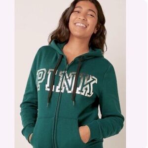 VICTORIA’S Secret PINK Fleece Lined Zip Up Hoodie